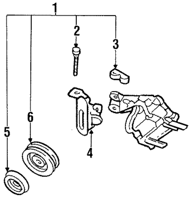 MB609139 - HVAC: Accessory Drive Belt Idler Pulley for Mopar Image