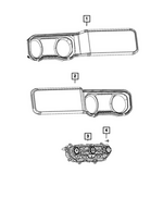 7EV01DX9AB - Interior Trim: Center Stack for Mopar Image
