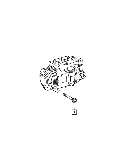 Air Conditioning Compressor Mounting for 2005 Chrysler Crossfire #0