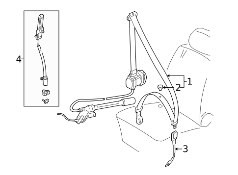 Front Seat Belts for 2004 Audi A8 Quattro #0