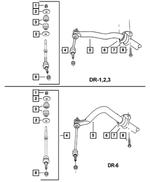 52106586AB - : Front Sway Bar for Mopar Image
