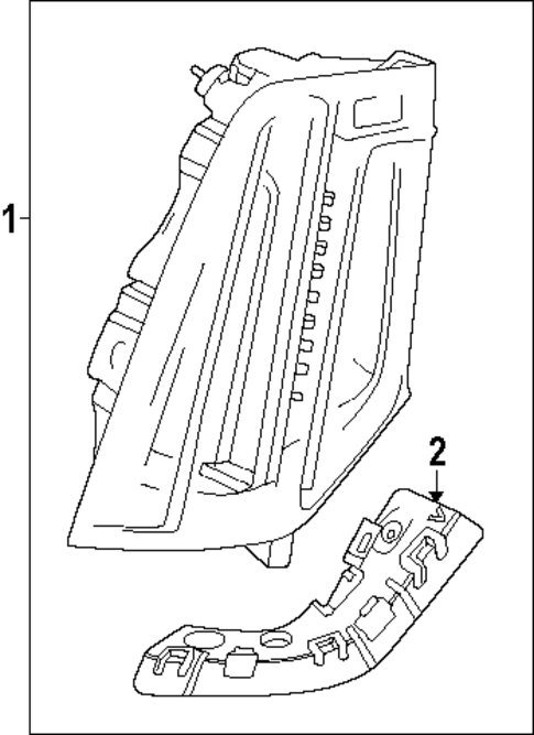Tail Lamps for 2025 Cadillac OPTIQ #0