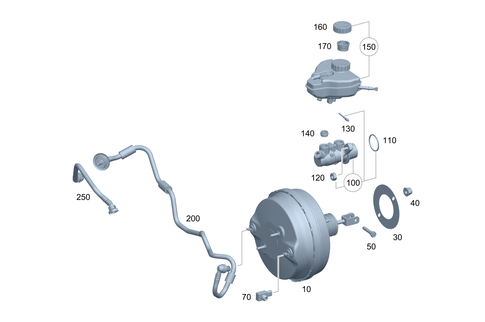 Brake Booster for 2022 Mercedes-Benz CLS450 #0