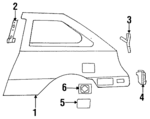 7811269A31 - Body: Quarter Panel for Nissan Image