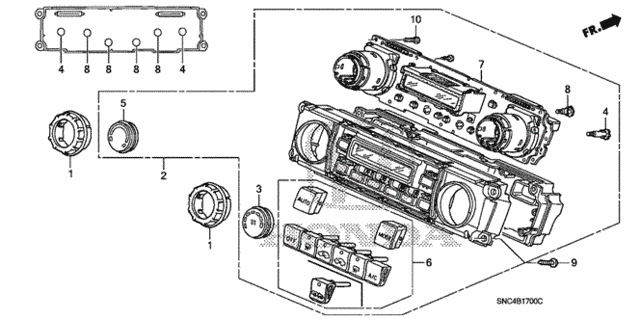Auto Air Conditioner Control for 2007 Honda Civic #0