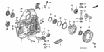 23225PH0000 - Transmission - Automatic: PLATE, OIL GUIDE for Honda Image
