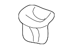 82137S84A01 - Body: Seat Cushion Pad Clip for Honda: Accord Image