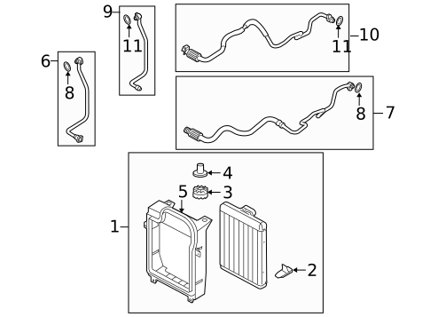 Oil Cooler for 2011 BMW X5 #0