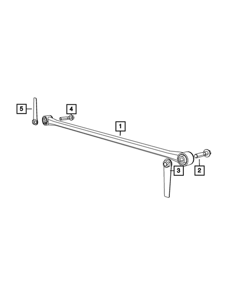 Rear Stabilizer Bar for 2010 Dodge Ram 1500 #1
