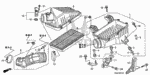 17227RTA000 - Electrical/Exhaust/Heater/Fuel: CLIP, AIR FLOW TUBE for Honda Image