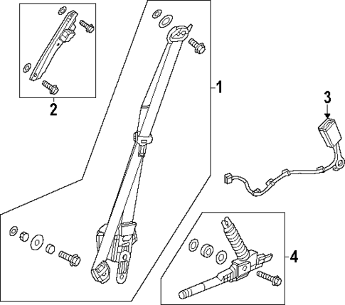 Seat Belt for 2024 Acura Integra #0
