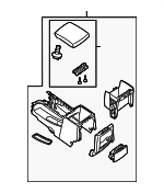 7581182Z90 - Body: Center Console for Suzuki Image
