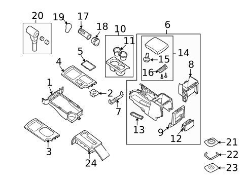Console for 2012 Suzuki Equator #0
