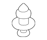 MU488006 - Body: Lower Cover Clip for Mitsubishi: Eclipse, Eclipse Cross, Endeavor, Galant, Lancer, Mirage, Mirage G4, Outlander, Outlander PHEV, Outlander Sport Image