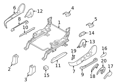 Tracks & Components for 2012 Mazda 5 #0