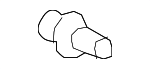 11589293 - Body: Front Trim Retainer for GM Image