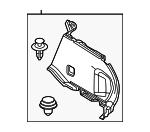 DN4J68870B02 - Body: Quarter Trim Panel for Mazda: MX-30 EV Image