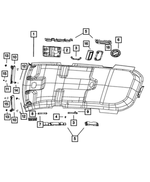 68373018AA - : Side Air Bag Counter Measure, Right Rear for Mopar Image