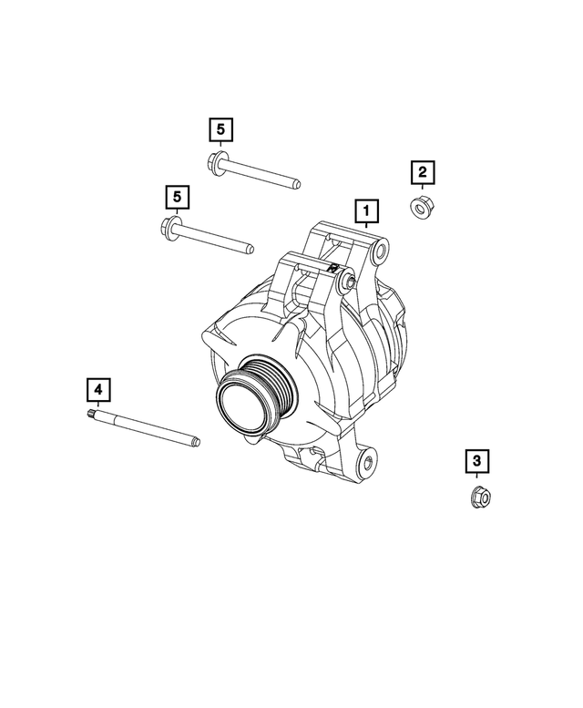 6508819AA - Electrical: Double Ended Stud for Chrysler: Town &amp; Country | Dodge: Grand Caravan | Jeep: Grand Cherokee | Ram: 1500, 1500 Classic, C/V Image