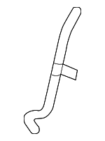 10313825 - Steering: Power Steering Return Hose for Buick: Rendezvous | Pontiac: Aztek Image