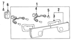 9247034000 - : 1995-1996 Hyundai Sonata - Rear Cover for Hyundai: Sonata Image