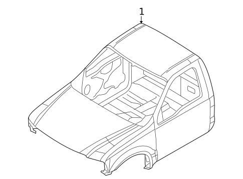 Cab Assembly for 2010 Ford F-250 Super Duty #1