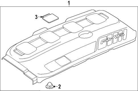 Engine Appearance Cover for 2023 Mercedes-Benz SL 43 AMG&reg; #0