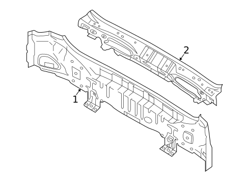 Rear Body for 2018 Volvo V90 #0
