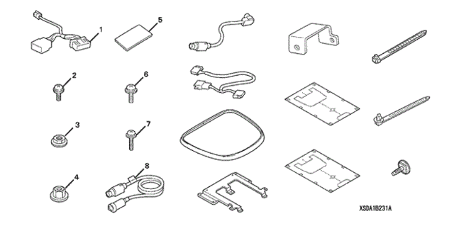 DVD Attachment Kit ('05-) (EX) for 2006 Honda Accord #0
