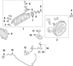 32397567 - Hybrid Components: Sensor for Volvo: S60, S90, V60, V60 Cross Country, XC60, XC90 Image