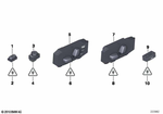 61319227855 - Vehicle Electrical System: Switch for BMW Image