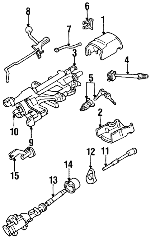 Housing & Components for 1996 Mazda B4000 #1