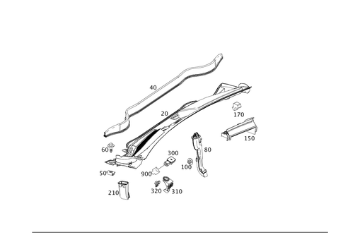 Water Baffle with Intake Shell for 2014 Mercedes-Benz CLA250 #0