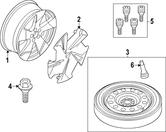 80000286 - Unclassified: Wheel, Alloy for Volvo: EX30 Image