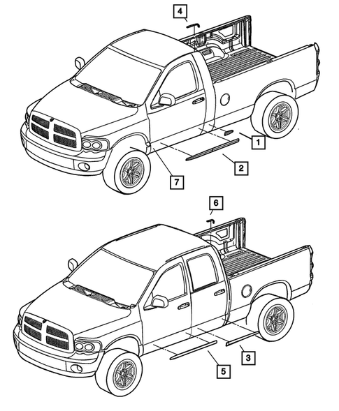 Moldings and Ornamentation for 2009 Dodge Ram 3500 #0
