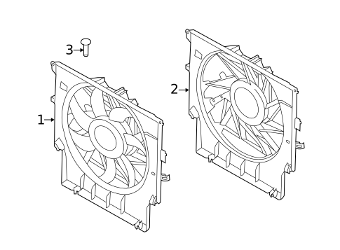 Cooling Fan for 2016 BMW X3 #0