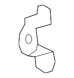 641730C010 - Body: Panel Reinforced Mount Bracket for Toyota: Tundra Image