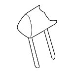 4B9887921D1J7 - : Headrest Cover for Audi Image