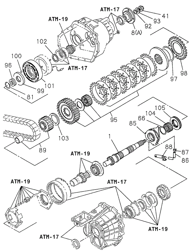 AT Transfer Gear Output (2) for 1998 Acura SLX #0
