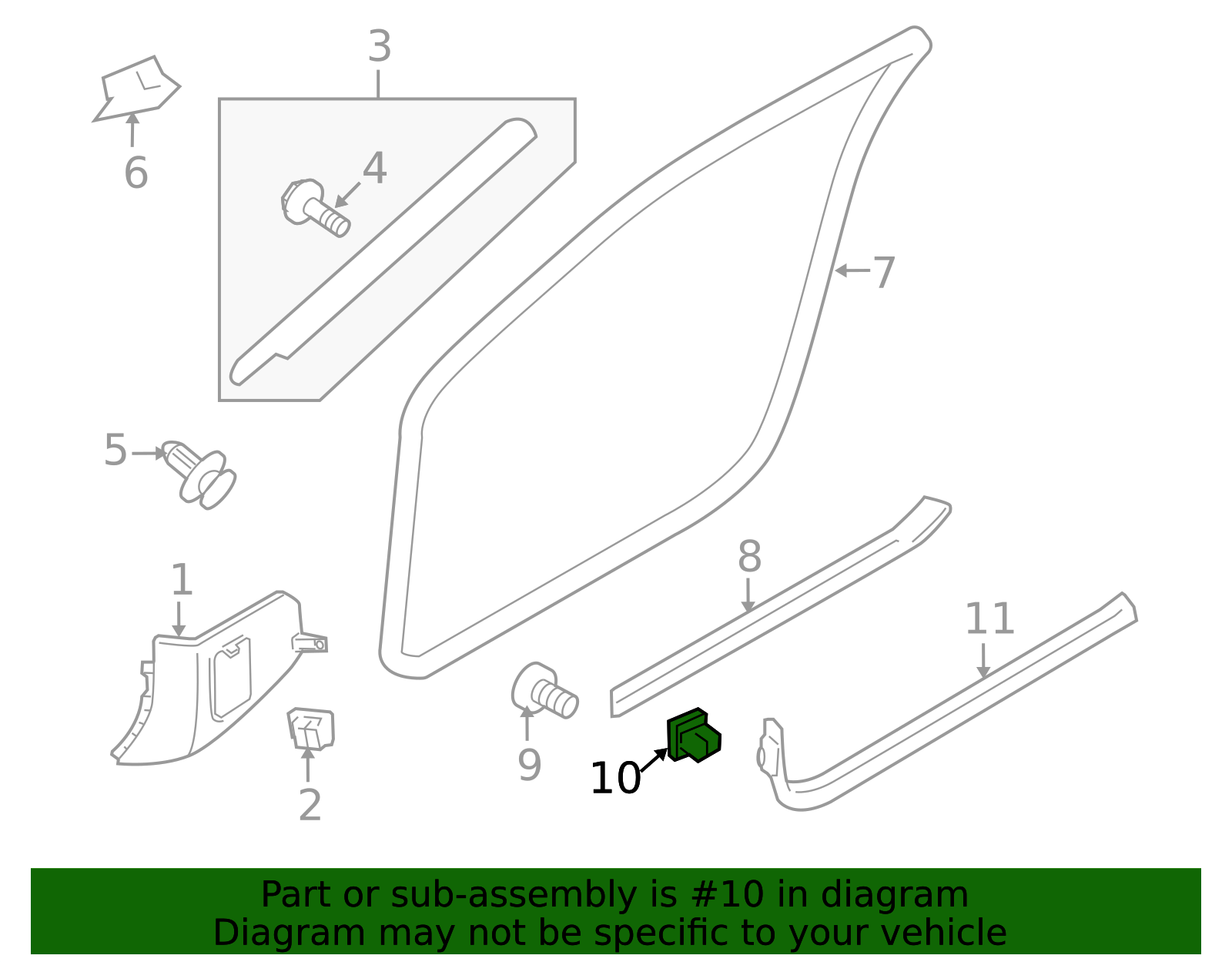 2009-2024 Nissan GT-R Scuff Plate Grommet 76848-35F10 | OEM Parts Online