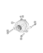 R6029914AL - Electrical: Engine Generator, Remanufactured for Dodge: Ram 1500 | Ram: 1500 Image