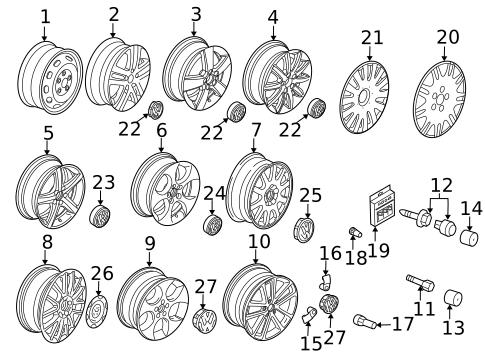 Wheels & Trim for 2009 Volkswagen Jetta #0