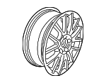 1K0601025DE8Z8 - : Wheel, Alloy for Volkswagen: GTI, Jetta, R32, Rabbit Image