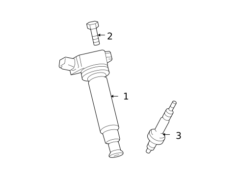 Ignition System for 2007 Toyota Highlander #1