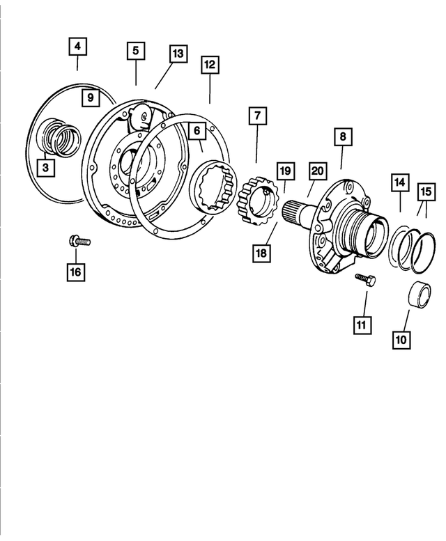 4028377 - Automatic Transmission 4 Speed [DG8]: Transmission Oil Pump Gasket for Mopar Image