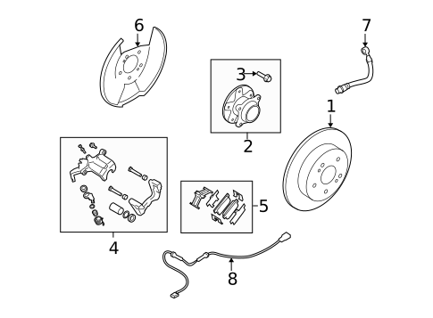 Disc Pads & Brake Shoes for 2009 Suzuki SX4 #0