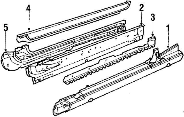 41111943112 - Body: Inner Panel Support for BMW Image