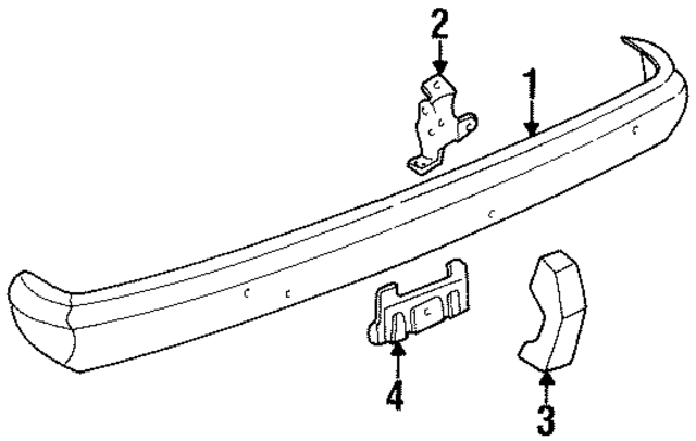 J5363154 - Body: Face Bar for Mopar Image