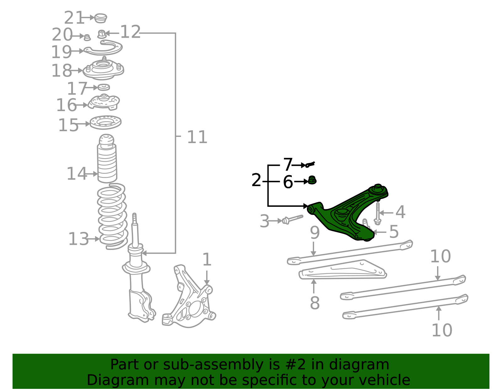 2000-2006 Toyota Lower Control Arm 48069-19156 | Frontier Toyota