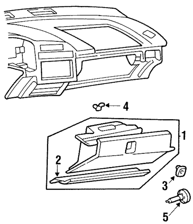 10279149 - : Glove Box Assembly for GM Image